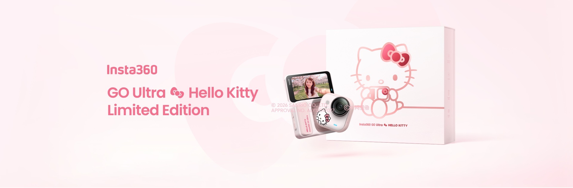 Cathay Photo | Insta360 GO Ultra Hello Kitty Edition