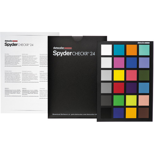 Datacolor SpyderCHECKR 24 カラー Cathay Photo | Datacolor SpyderCHECKR 24 Color Chart