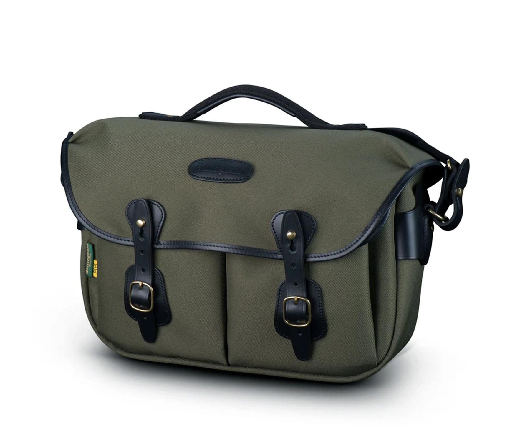 BILLINGHAM Hadley PRO 2020 – Wasserdichte Fototasche In Sage/Schwarz Mit Lederverschlüssen