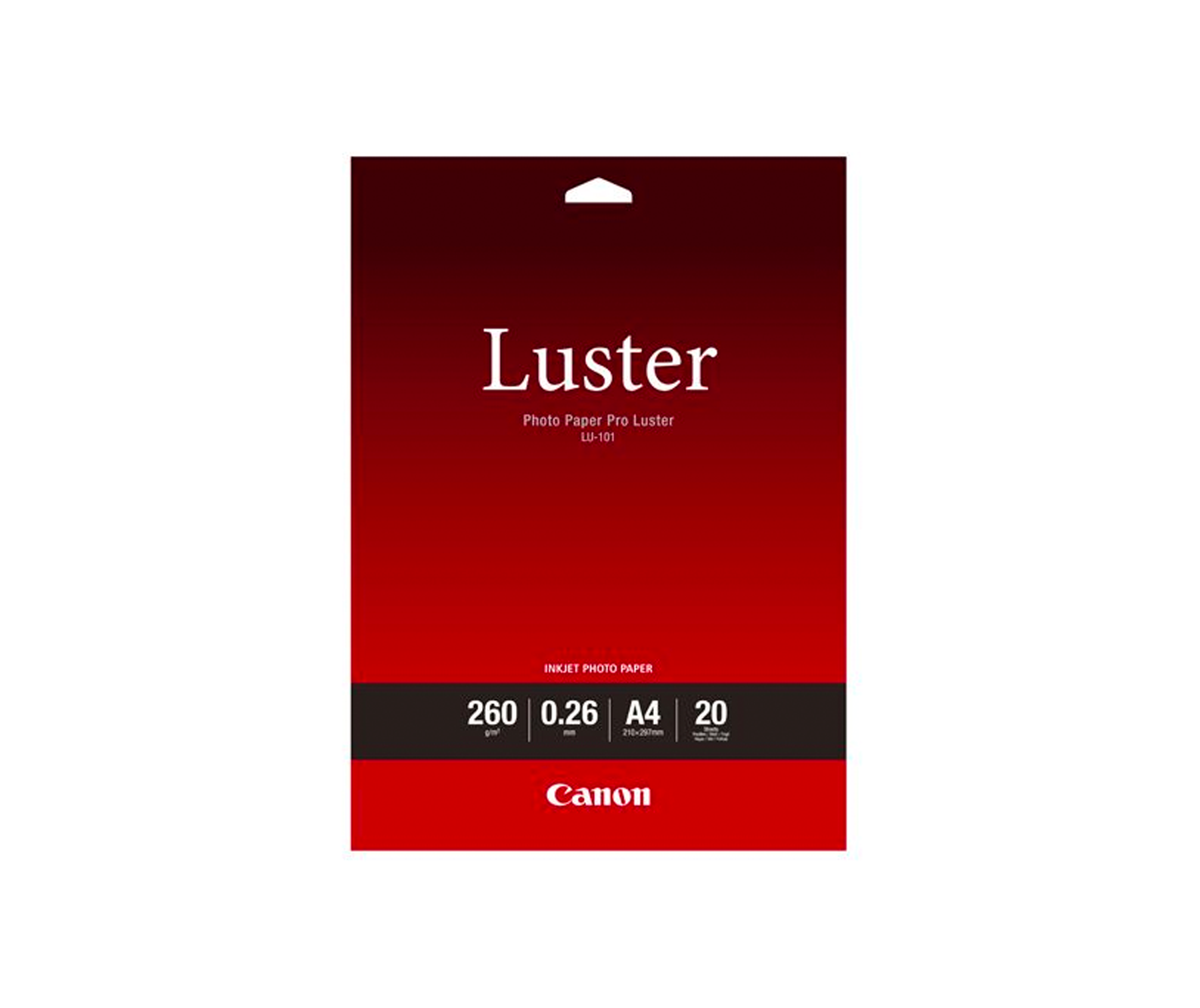 Cathay Photo Canon LU101 A4 Photo Paper Pro Luster (20 Sheets)