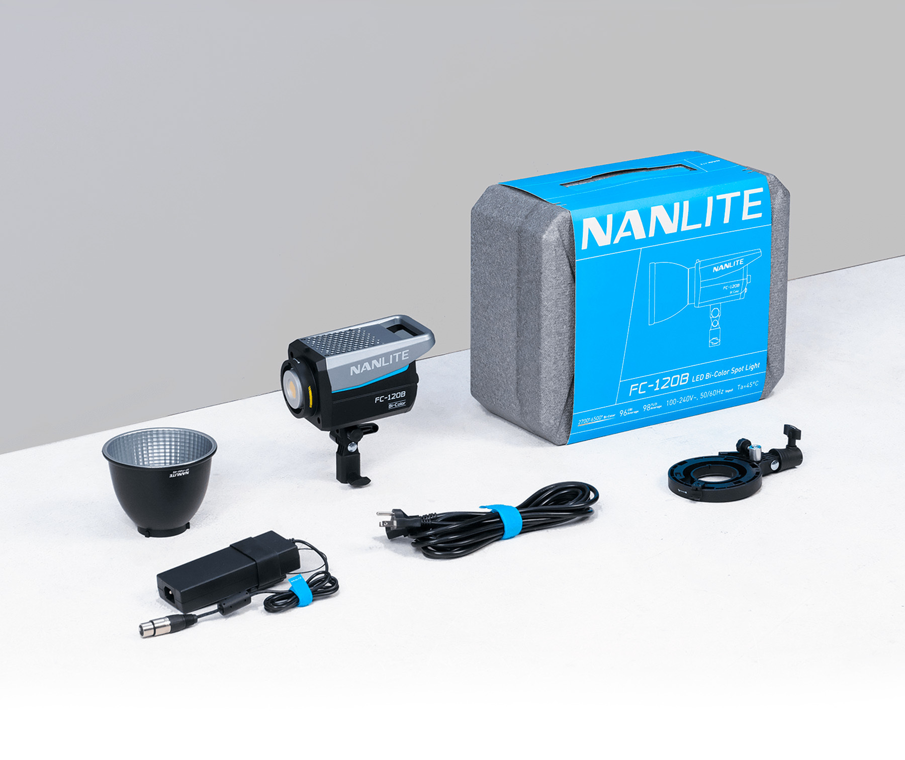 nanlite fc-120b LED ライト Cathay Photo | Nanlite FC-120B Bi-Color LED Spotlight