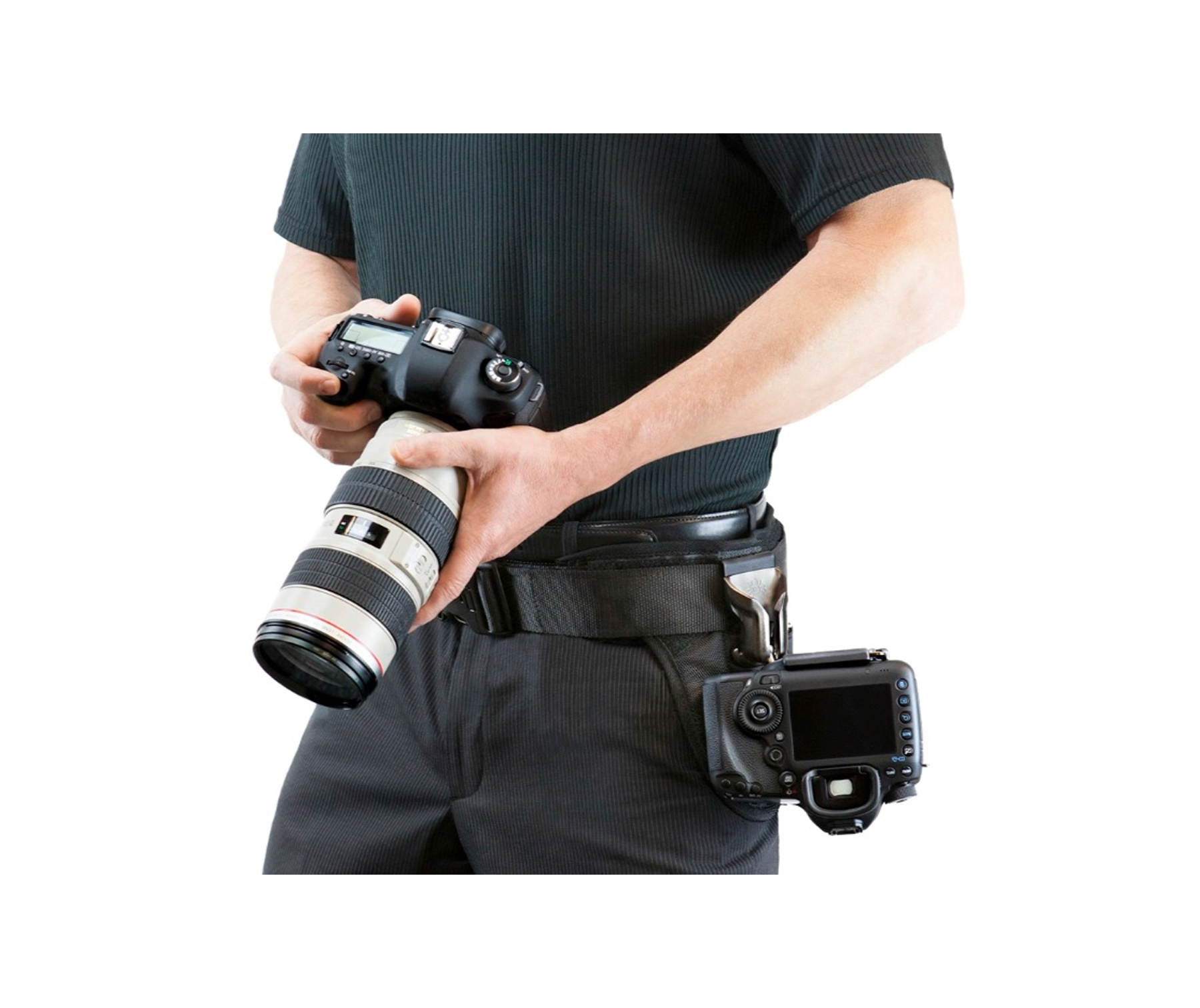Spider Holster SpiderPro Single Camera System V2 – Belt With Built-In Holster For Mirrorless Cameras, Quick Draw