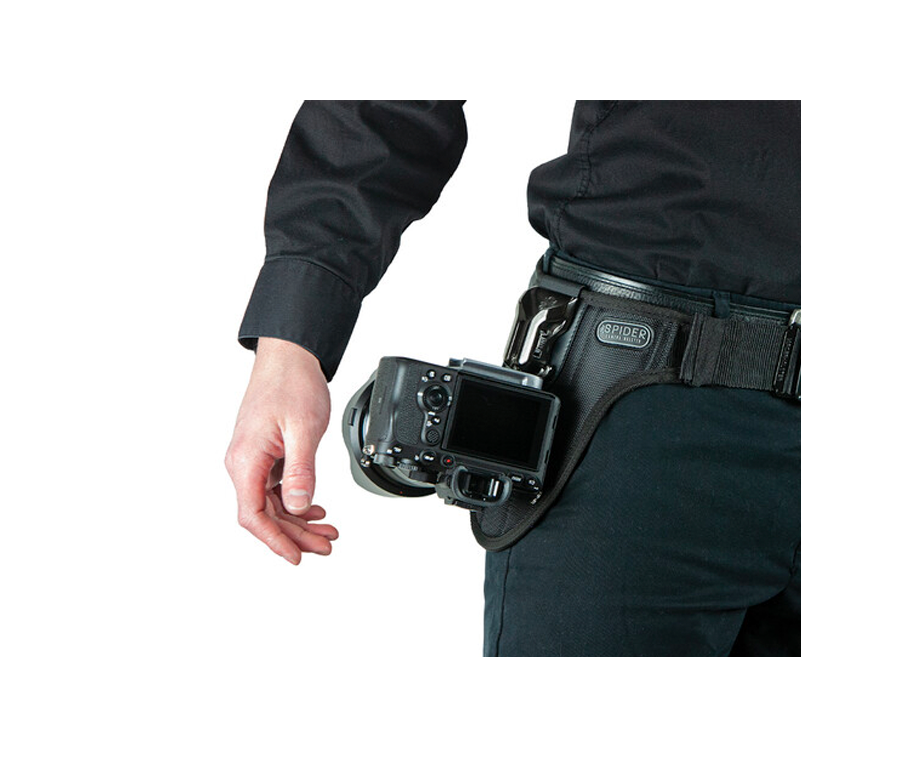 Spider X Backpacker Kit - Holster, Rucksackadapter und Kameraplatte für leichte Systemkameras - Foto Leistenschneider