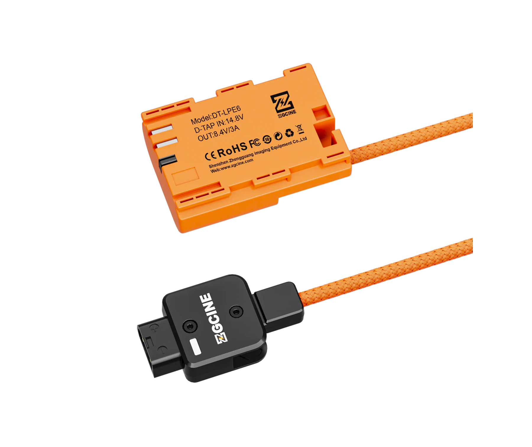 Cathay Photo | ZGCINE D-Tap to NPF Dummy Battery Cable (60cm)