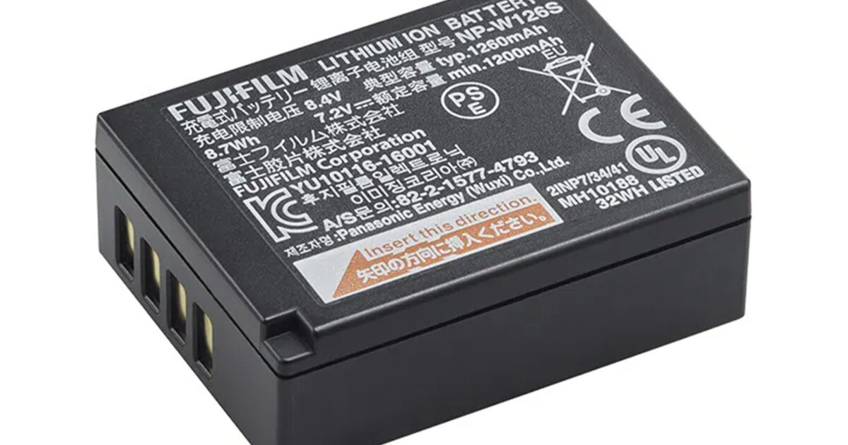 Cathay Photo | FUJIFILM NP-W126S Li-ion Battery