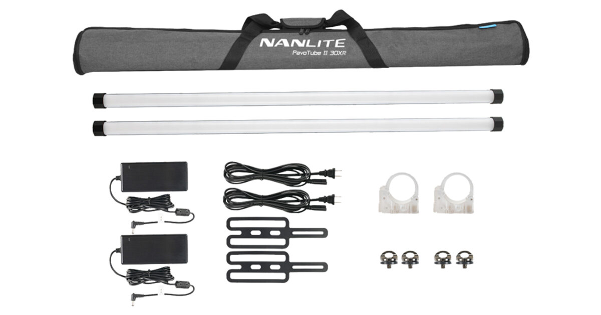 Cathay Photo | Nanlite Pavotube II 30XR LED Tube Light 2KIT