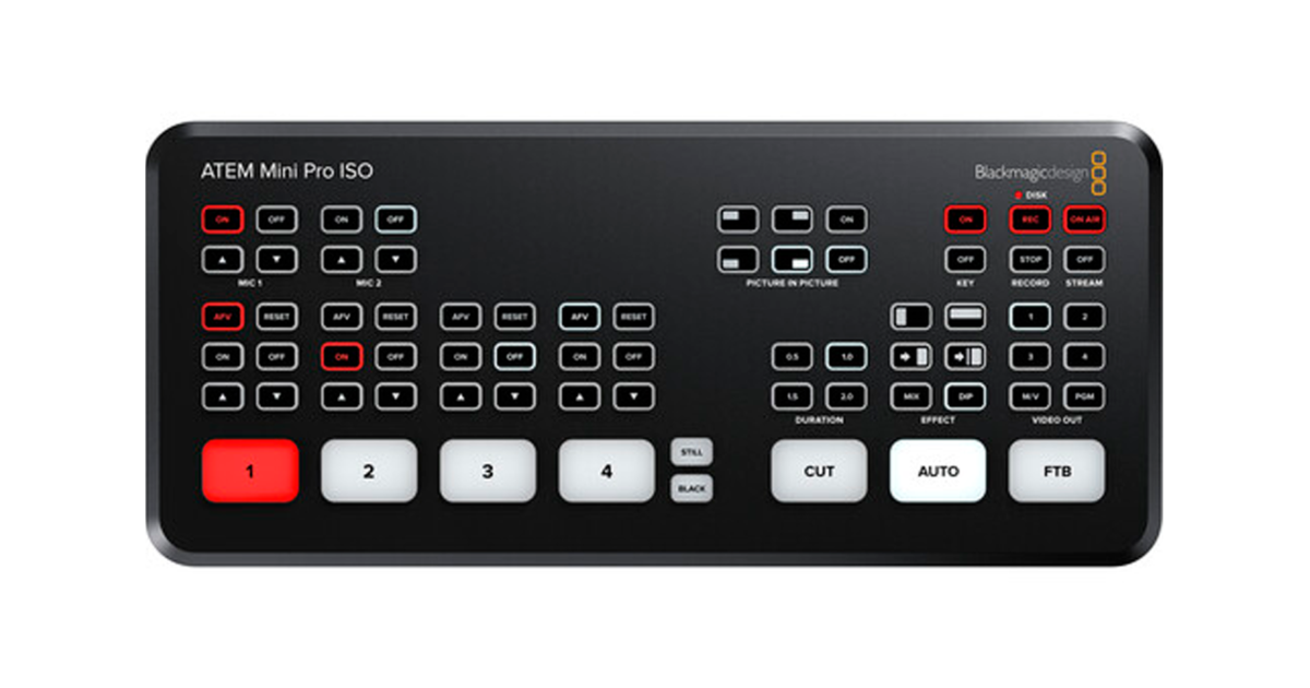 BLACKMAGIC DESIGN ATEM MINI PRO ISO BLA… Cathay Photo | Blackmagic Design ATEM Mini Pro ISO