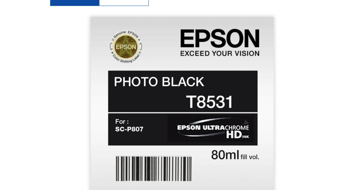 8591 Ink Cathay Photo | Epson T8531 Ink Cartridge - Photo Black (80ml)