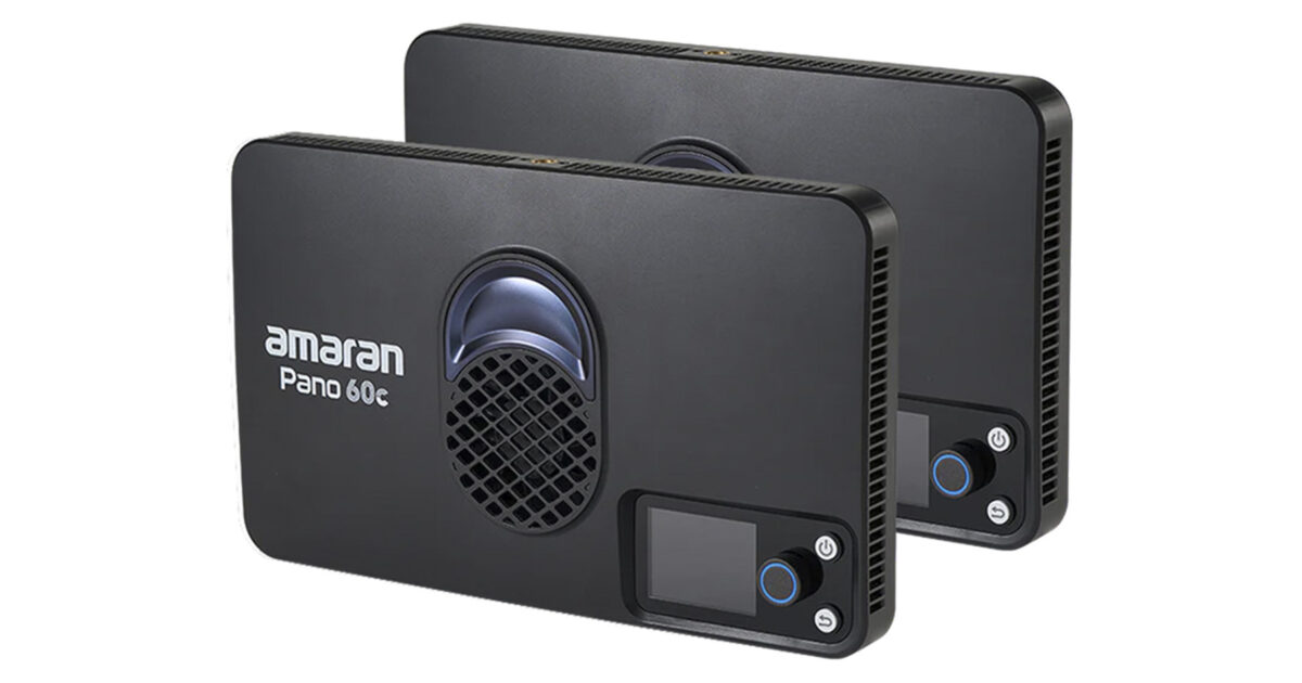 Cathay Photo | Aputure amaran Pano 60c RGB COB Mobile 2-Light Kit…