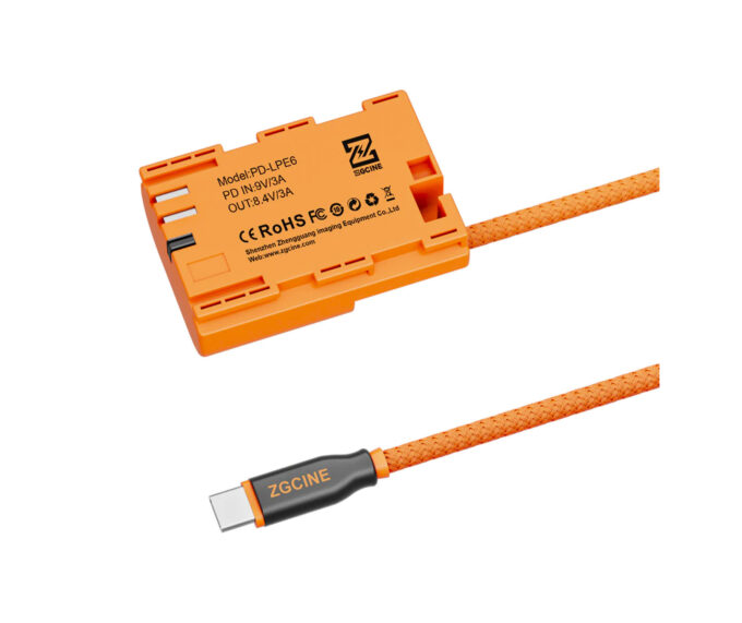 Cathay Photo | ZGCINE D-Tap to FZ100 Dummy Battery Cable (60cm)