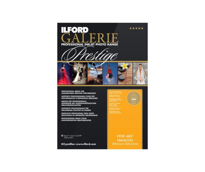 Ilford 2001750.0 Prestige Smooth Pearl Paper, 310 g, 25 vellen, A3 32,9 x 48,3 cm
