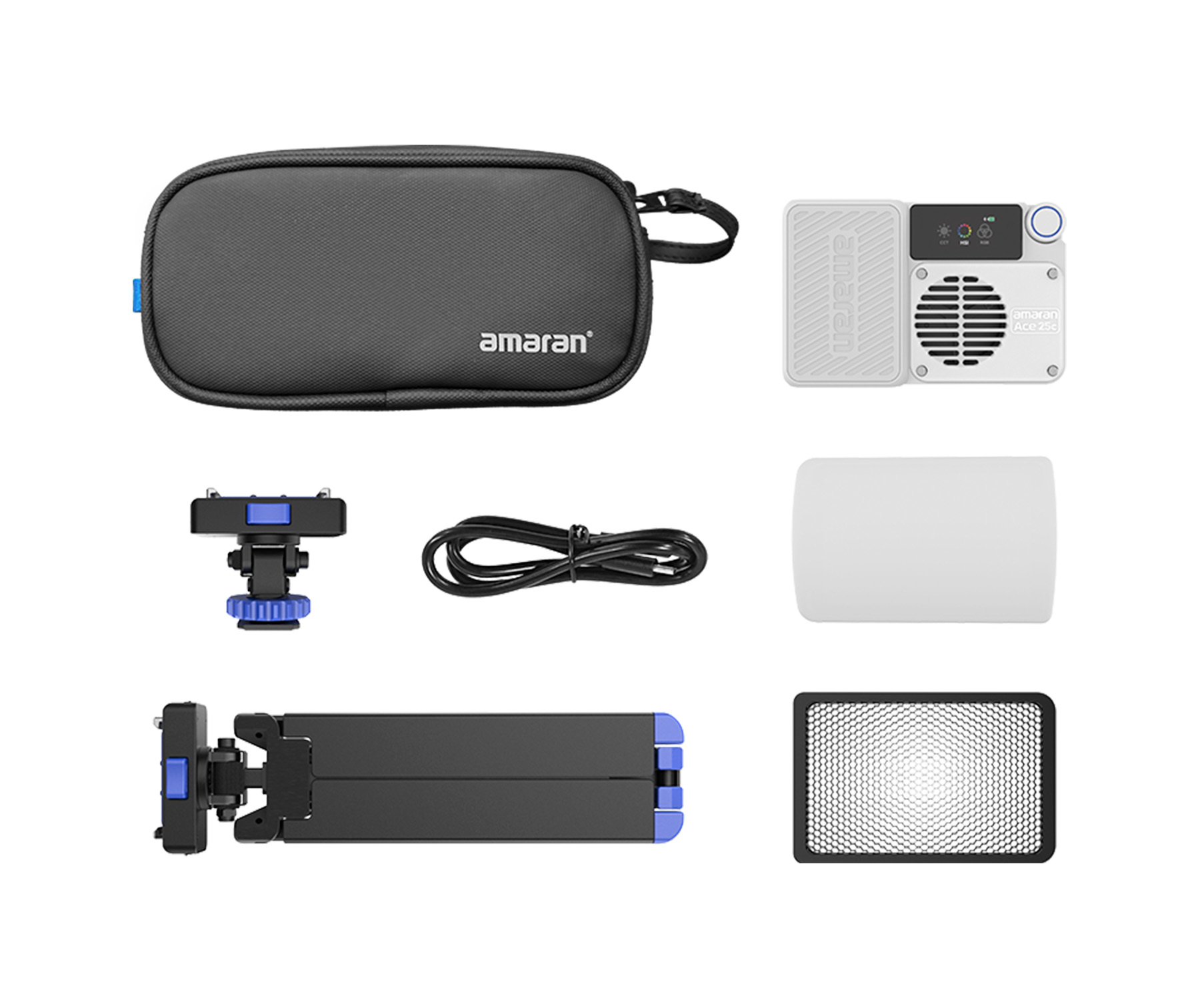 Cathay Photo | Aputure amaran Ace 25C RGBWW Mini Panel Light (White)