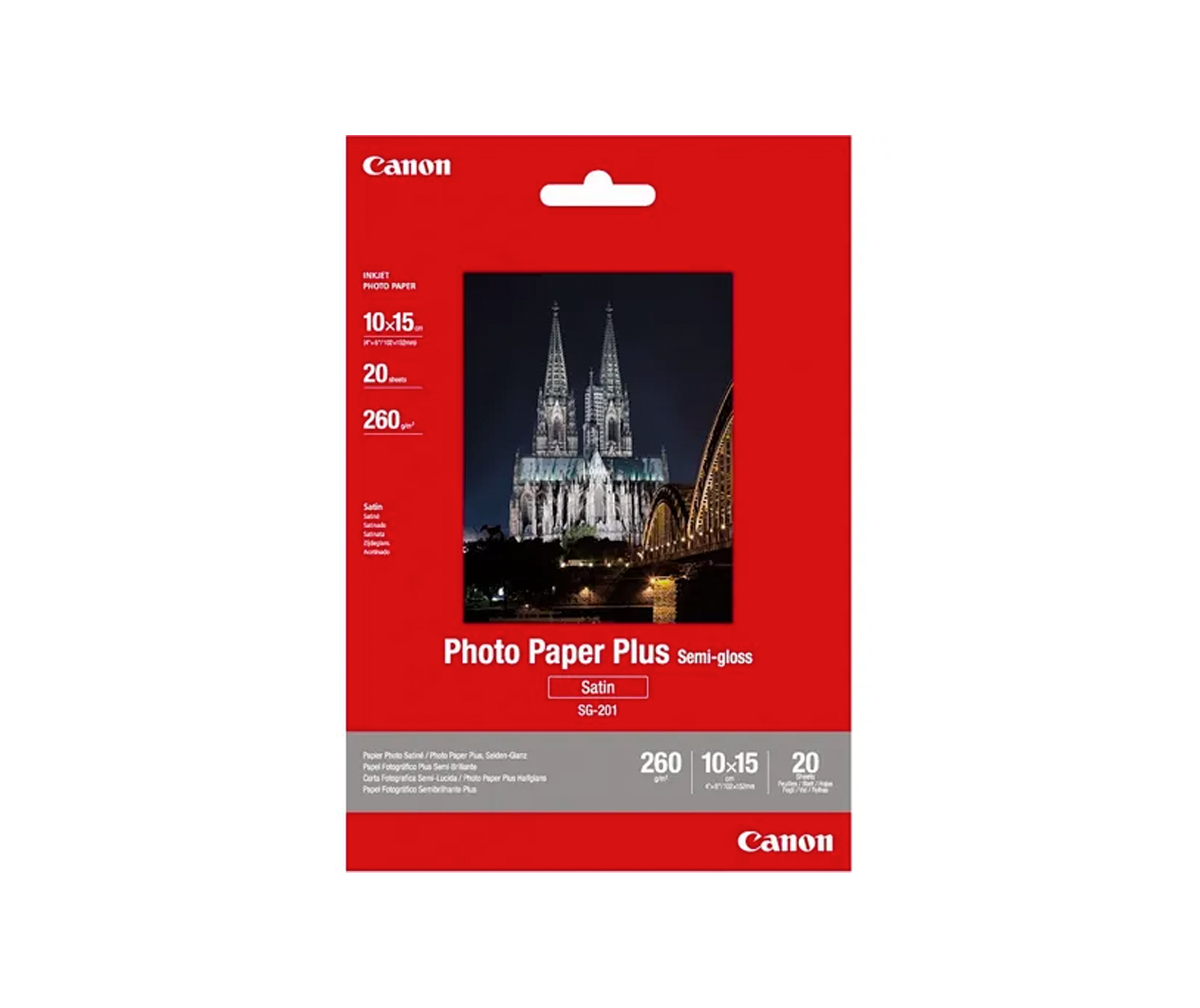 Cathay Photo Canon SG201 4R Semi Glossy Photo Paper (20 Sheets)
